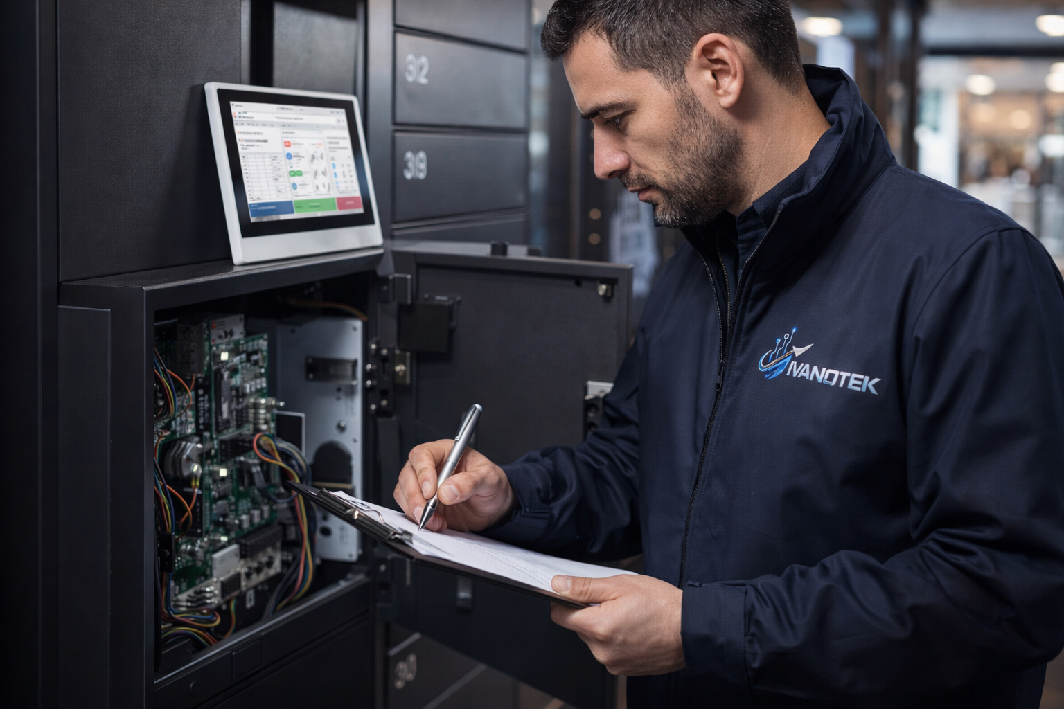 Quality control smart lockers